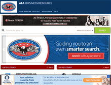 Tablet Screenshot of alabusinessresource.com